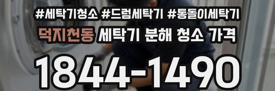 덕지천동 세탁기 분해 청소 가격