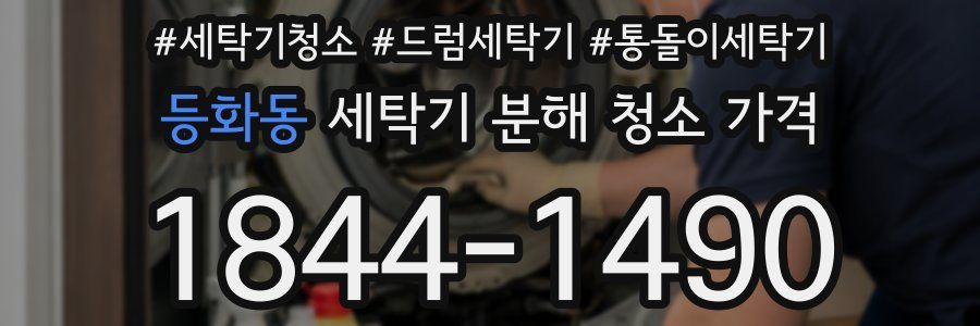 등화동 세탁기 분해 청소 가격
