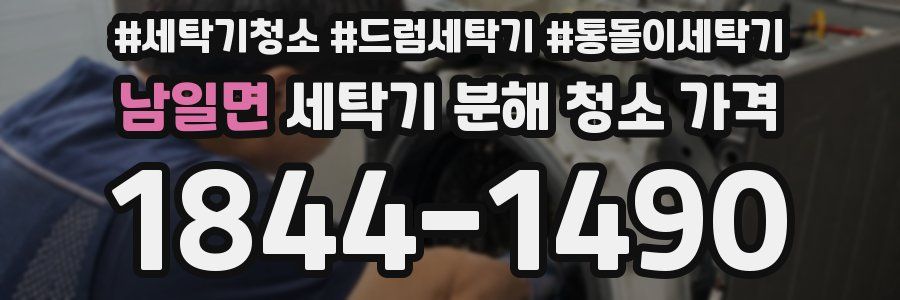 남일면 세탁기 분해 청소 가격