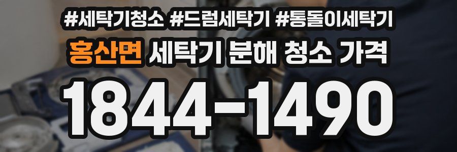 홍산면 세탁기 분해 청소 가격