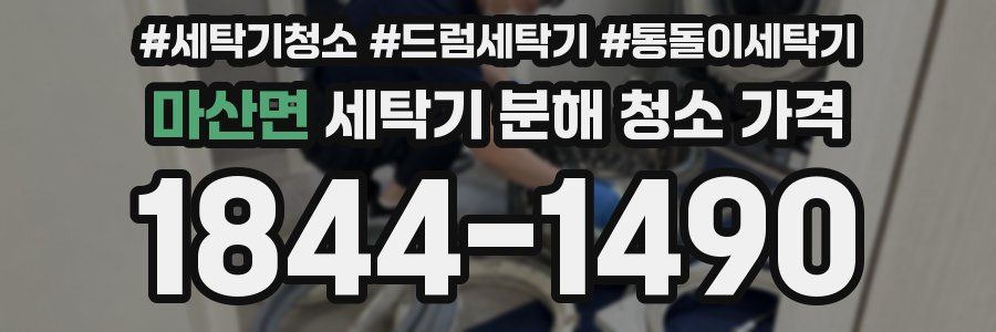 마산면 세탁기 분해 청소 가격