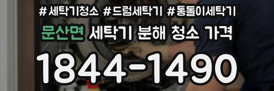문산면 세탁기 분해 청소 가격