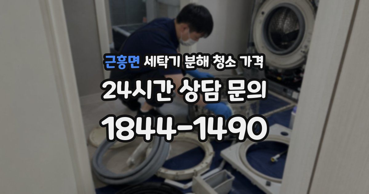 근흥면 세탁기 분해 청소 가격