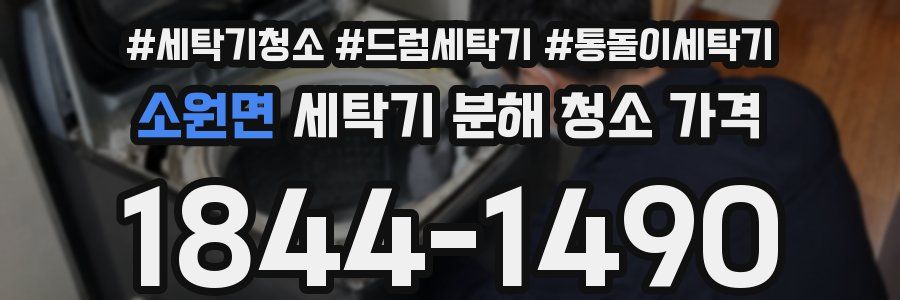 소원면 세탁기 분해 청소 가격