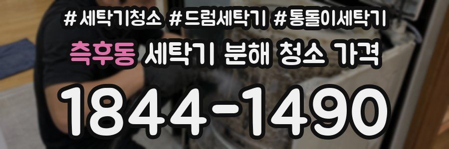 측후동 세탁기 분해 청소 가격