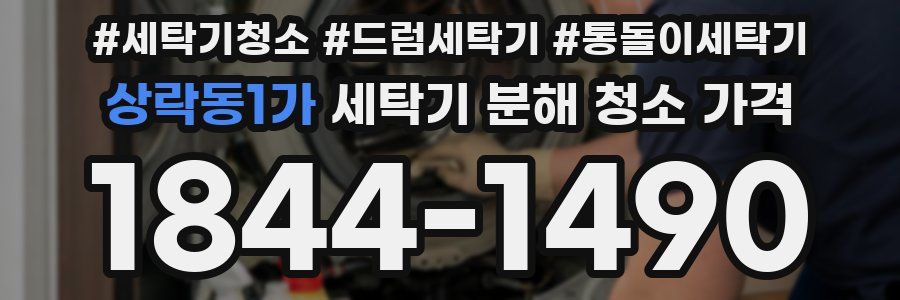 상락동1가 세탁기 분해 청소 가격
