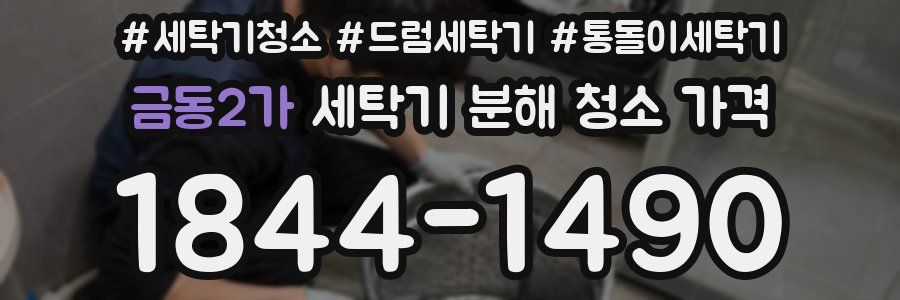 금동2가 세탁기 분해 청소 가격