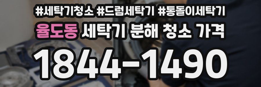 율도동 세탁기 분해 청소 가격