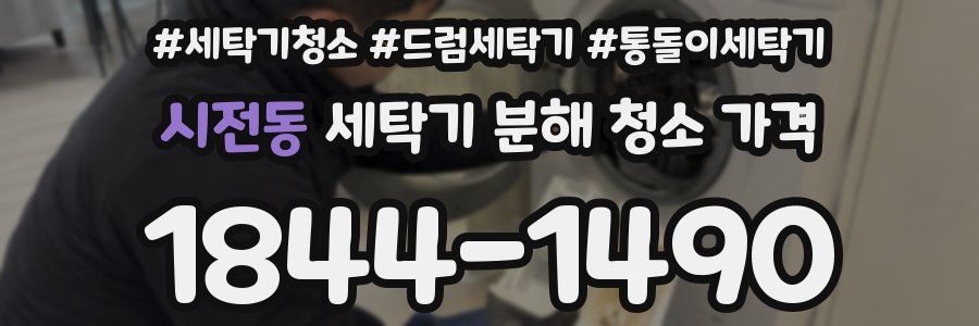 시전동 세탁기 분해 청소 가격