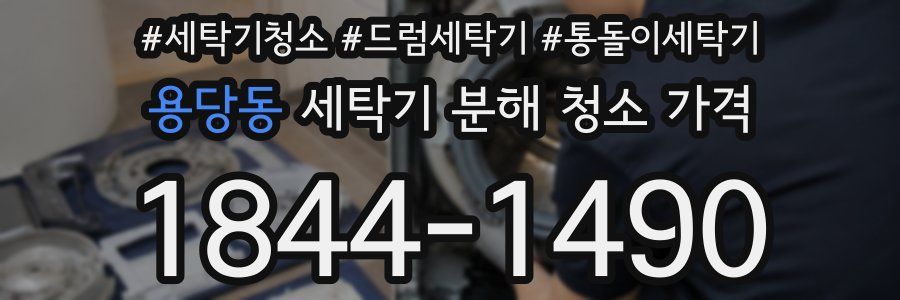 용당동 세탁기 분해 청소 가격