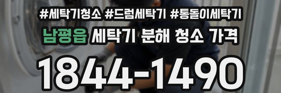 남평읍 세탁기 분해 청소 가격