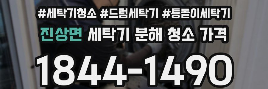진상면 세탁기 분해 청소 가격