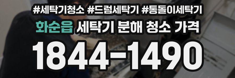 화순읍 세탁기 분해 청소 가격