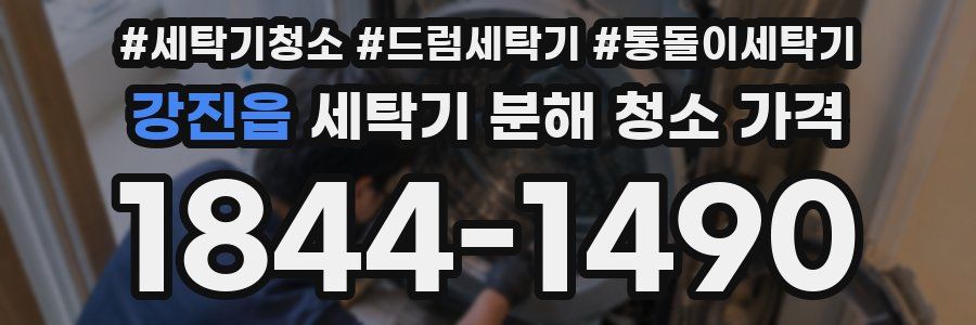 강진읍 세탁기 분해 청소 가격
