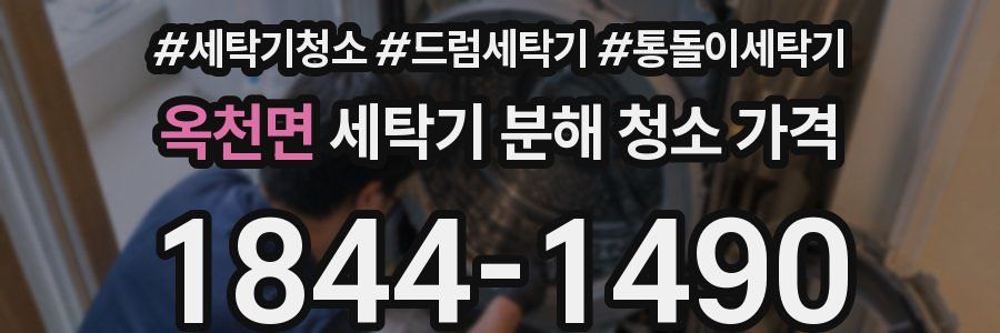 옥천면 세탁기 분해 청소 가격