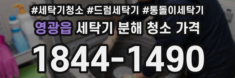 영광읍 세탁기 분해 청소 가격