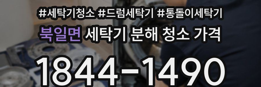 북일면 세탁기 분해 청소 가격