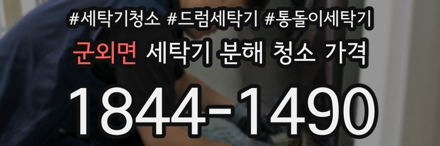 군외면 세탁기 분해 청소 가격