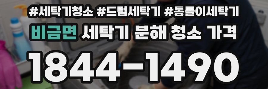 비금면 세탁기 분해 청소 가격