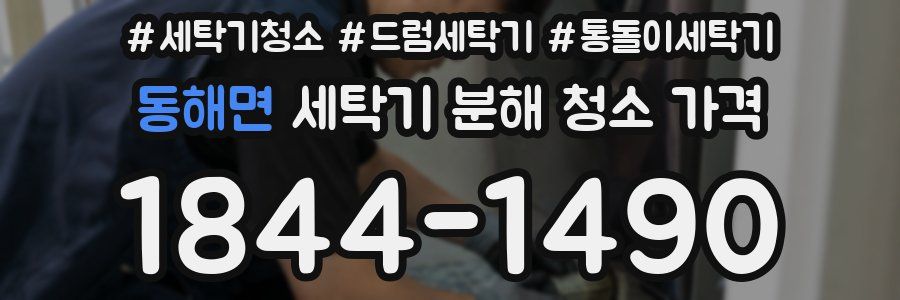 동해면 세탁기 분해 청소 가격