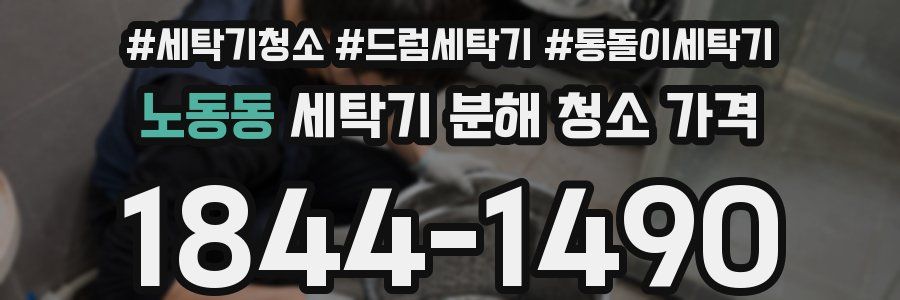 노동동 세탁기 분해 청소 가격
