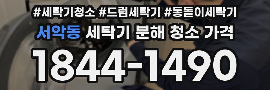 서악동 세탁기 분해 청소 가격