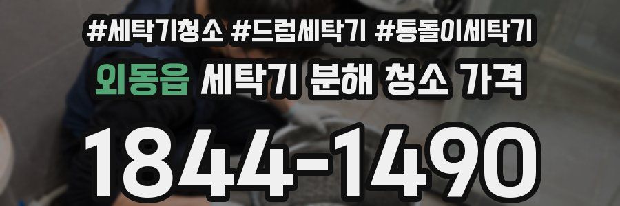외동읍 세탁기 분해 청소 가격
