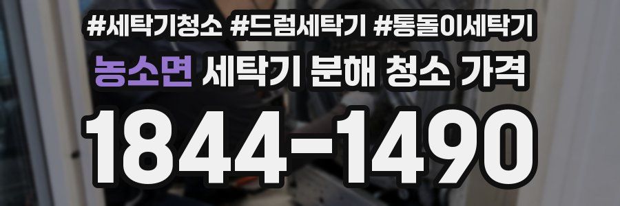 농소면 세탁기 분해 청소 가격