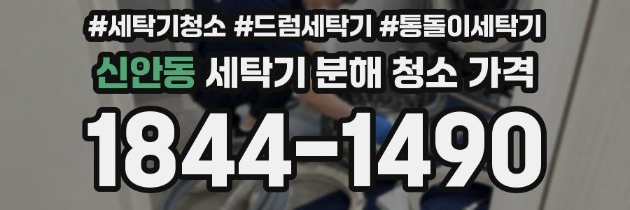 신안동 세탁기 분해 청소 가격