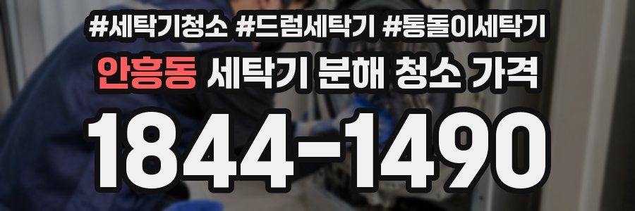 안흥동 세탁기 분해 청소 가격
