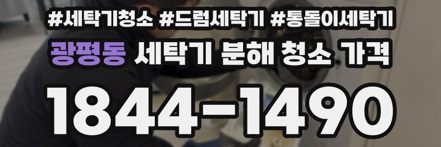 광평동 세탁기 분해 청소 가격