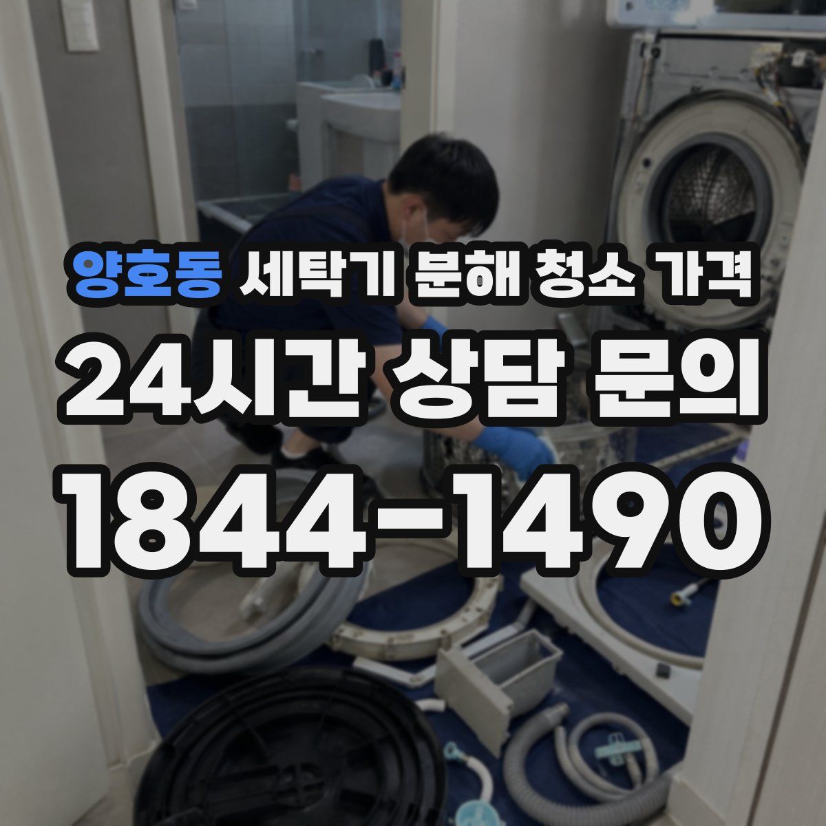 양호동 세탁기 분해 청소 가격