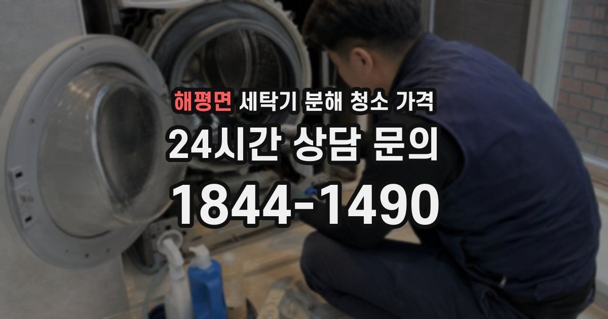 해평면 세탁기 분해 청소 가격