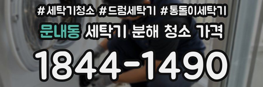 문내동 세탁기 분해 청소 가격