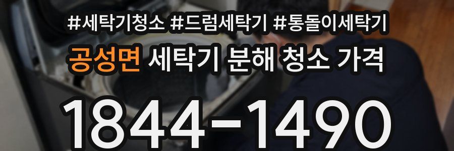 공성면 세탁기 분해 청소 가격