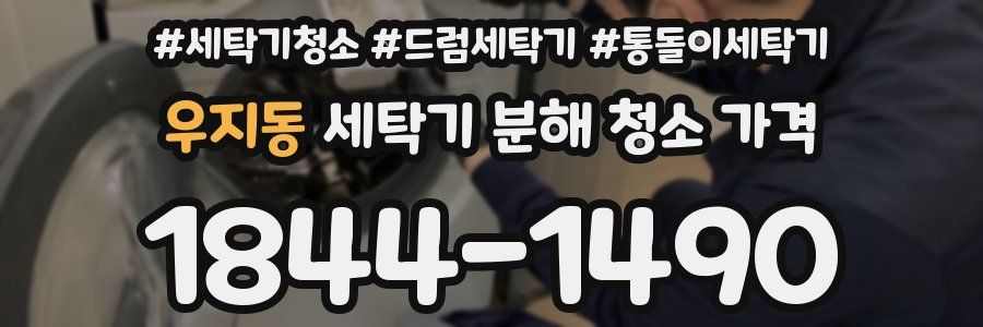 우지동 세탁기 분해 청소 가격