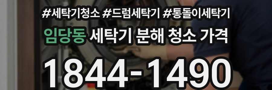 임당동 세탁기 분해 청소 가격