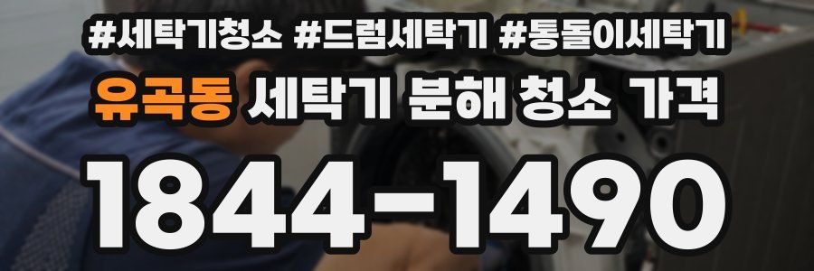 유곡동 세탁기 분해 청소 가격