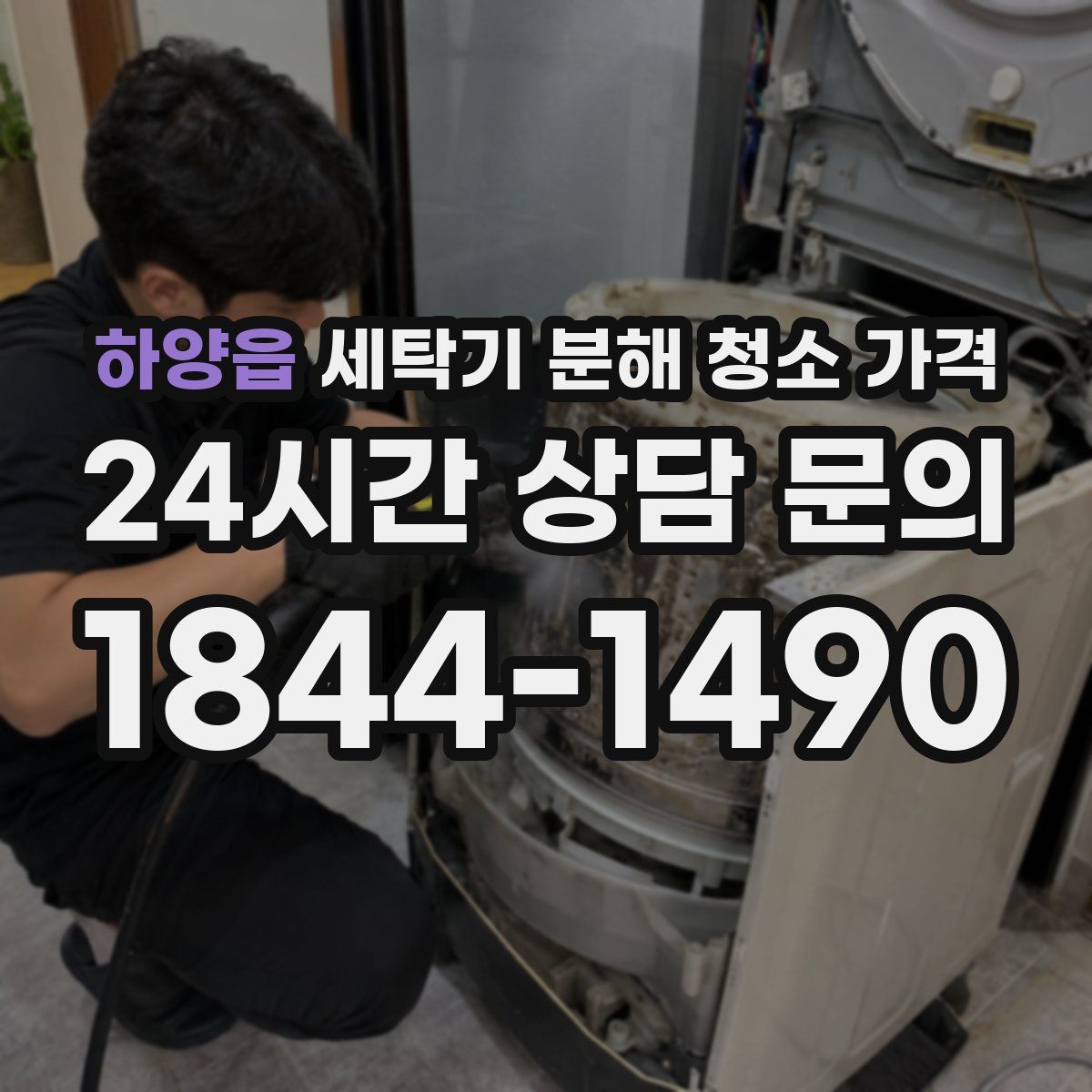 하양읍 세탁기 분해 청소 가격