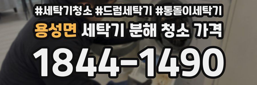 용성면 세탁기 분해 청소 가격