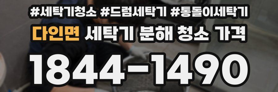 다인면 세탁기 분해 청소 가격