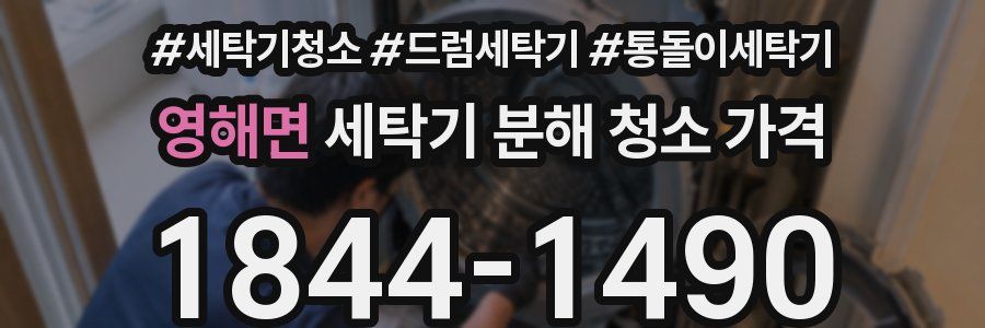 영해면 세탁기 분해 청소 가격