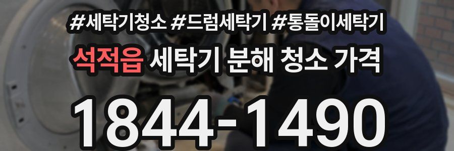 석적읍 세탁기 분해 청소 가격