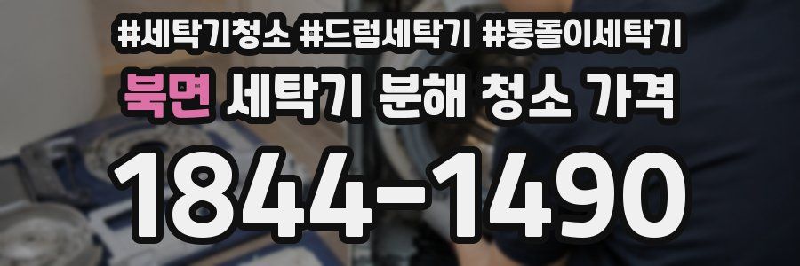 북면 세탁기 분해 청소 가격