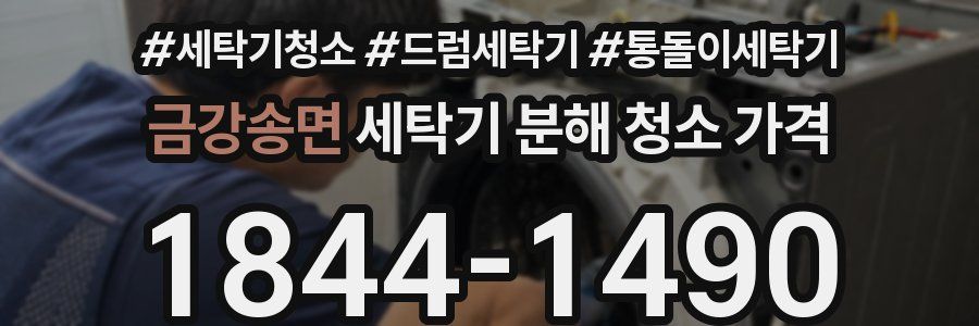금강송면 세탁기 분해 청소 가격
