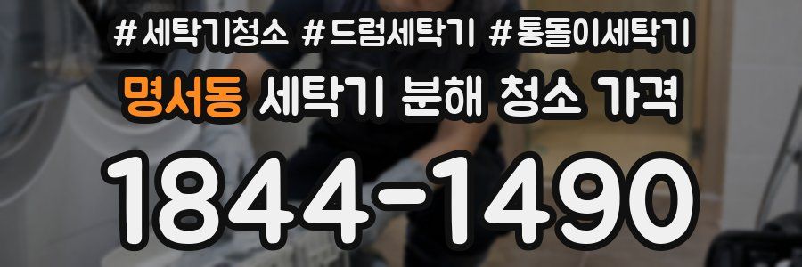 명서동 세탁기 분해 청소 가격