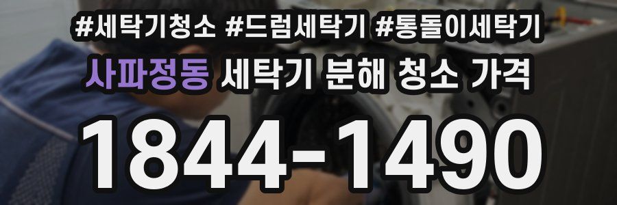 사파정동 세탁기 분해 청소 가격