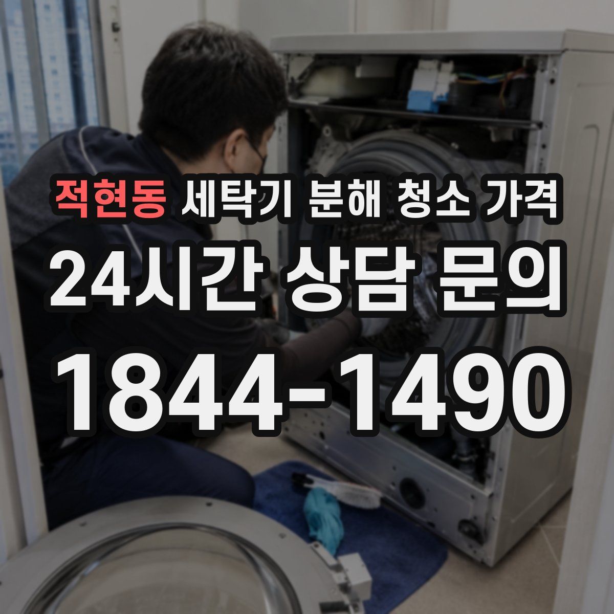 적현동 세탁기 분해 청소 가격