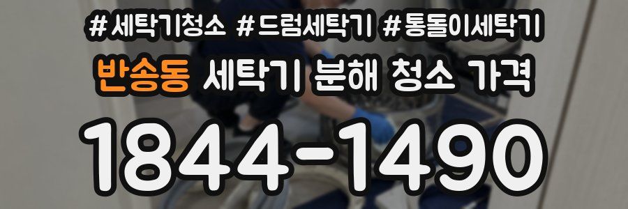 반송동 세탁기 분해 청소 가격