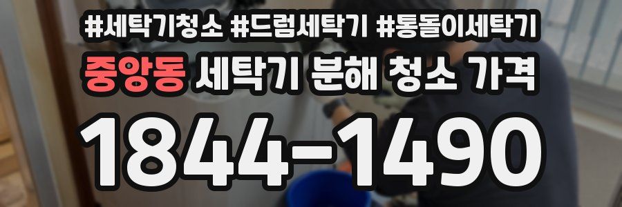 중앙동 세탁기 분해 청소 가격